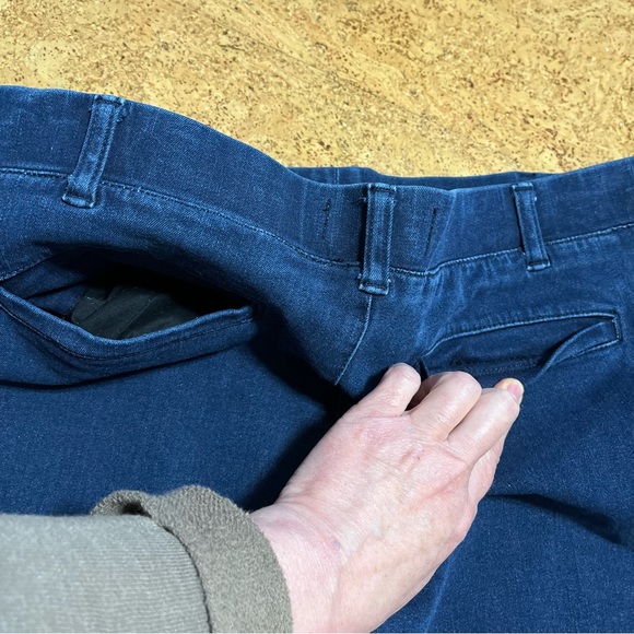 Betabrand Yoga Denim Bootcut Jeans W1118-IN Sz XL Petite - Picture 9 of 14